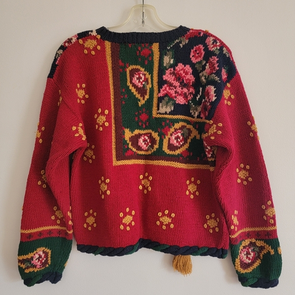 the eagle's eye Vintage Christmas Sweater Size S - Picture 2 of 4